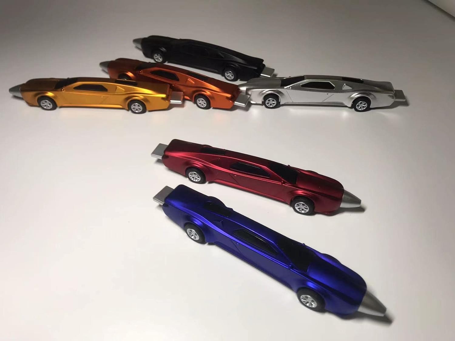 YJGMY Bolígrafos divertidos para niños, bolígrafos novedosos, suministros escolares, bolígrafos geniales para adolescentes, autos de carreras,