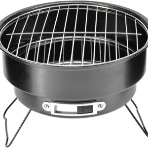 Barbacoa redonda portátil de 10 pulgadas, parrilla de carbón con mango para cocina al aire libre, hogar, barbacoa, picnic, camping Barbacoa redonda portátil de 10 pulgadas, parrilla de carbón con mango para cocina al aire libre, hogar, barbacoa, picnic, camping
