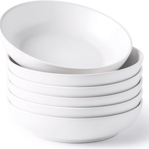 AmorArc Juego de 6 cuencos de cerámica para pasta de 8.5 pulgadas, cuencos grandes de 32 onzas para cocina, cuencos anchos para pasta, ensalada, AmorArc Juego de 6 cuencos de cerámica para pasta de 8.5 pulgadas, cuencos grandes de 32 onzas para cocina, cuencos anchos para pasta, ensalada,