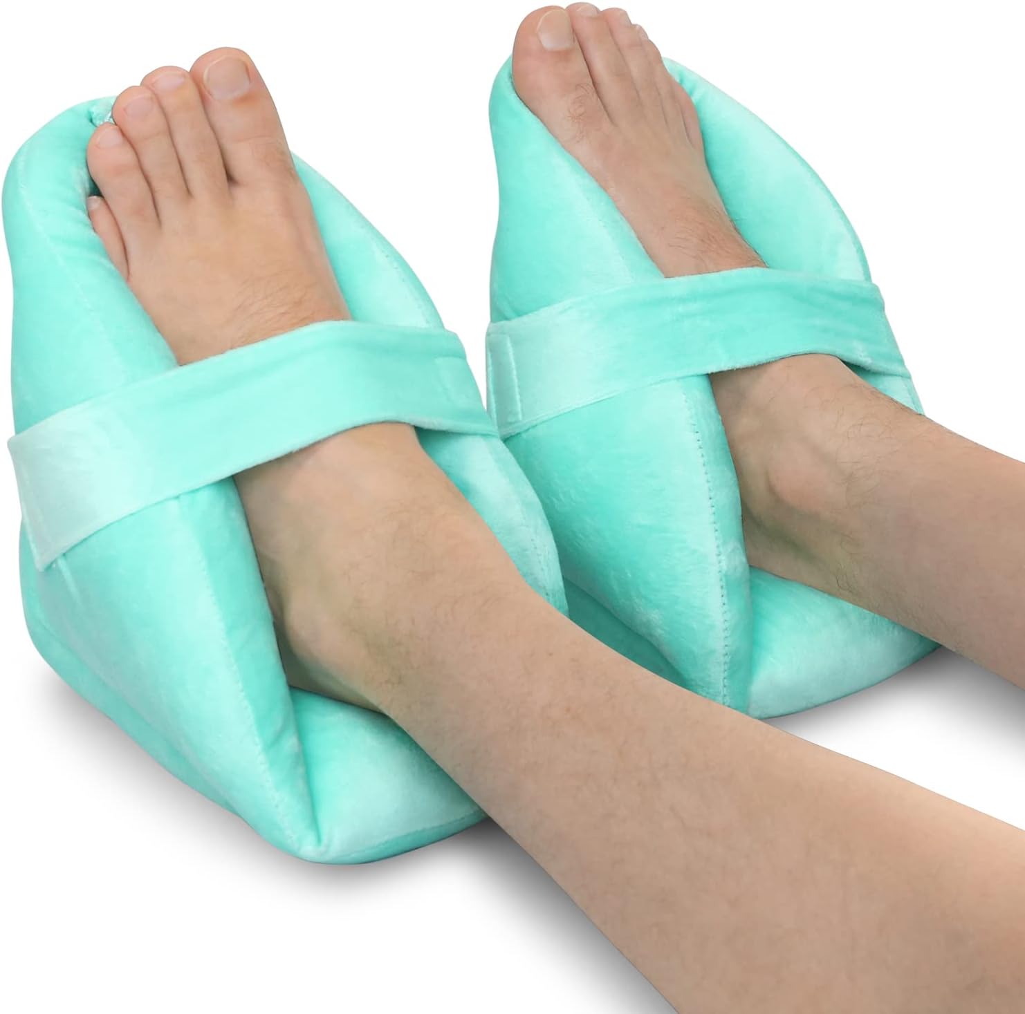 NYOrtho Cojín protector de talón, 1 par, almohadas acolchadas para pies para úlceras por presión, úlceras de cama, lesiones – Protectores de talón