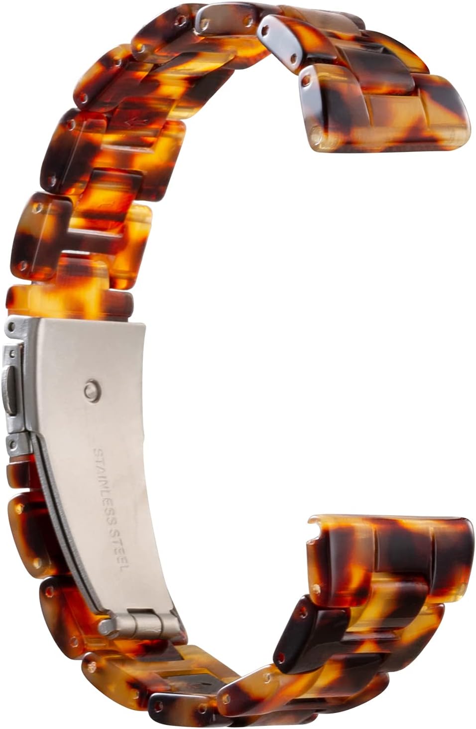 SaNgaiMEi Correa de resina de 0.787 pulgadas compatible con Samsung Galaxy Watch 6Galaxy Watch 5Galaxy Watch 4 de 1.575 pulgadas, 1.732