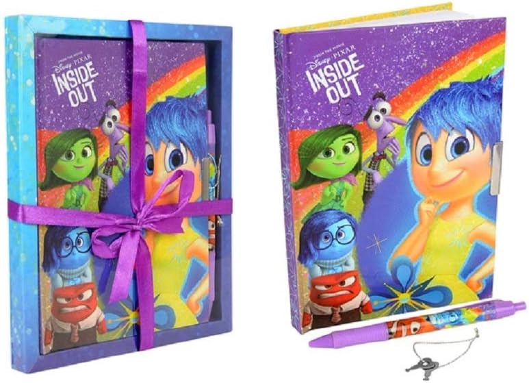 Disney Pixar – Cuaderno de notas secreto con cerradura y llave