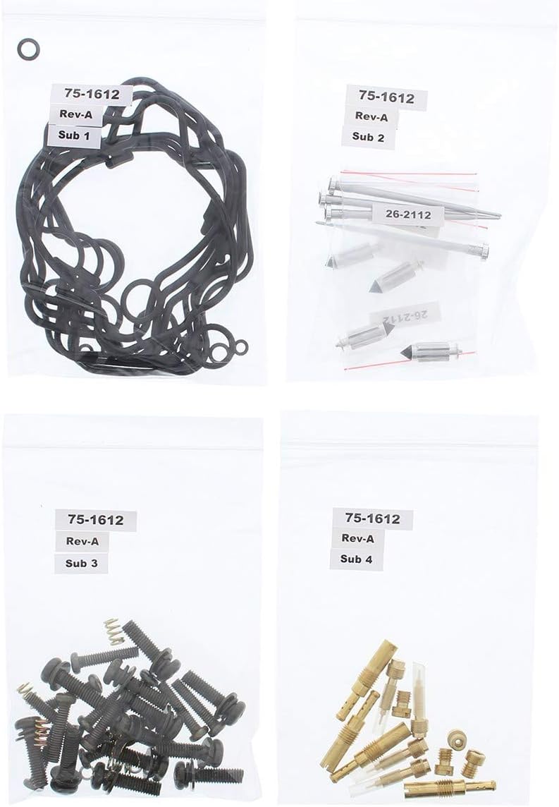 All Balls Racing Kit de reconstrucción de carburador 26-1689 compatible conreemplazo para Honda CBR1100XX 1997-1998