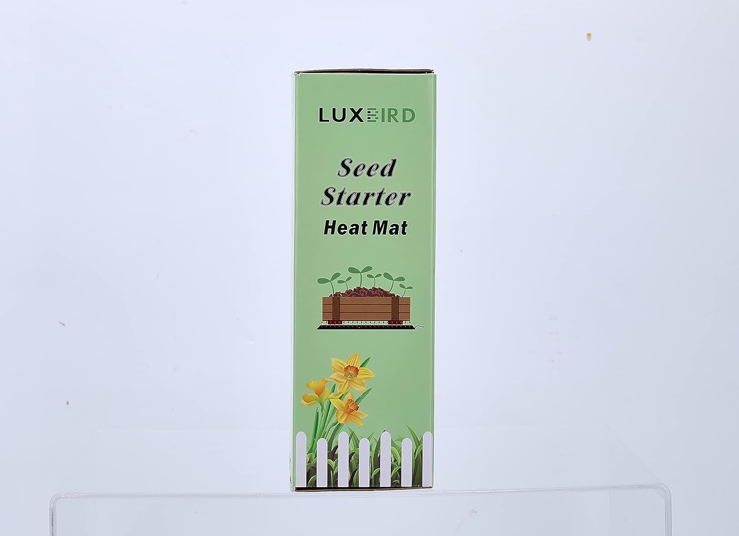 Alfombrilla térmica impermeable duradera de 10 x 20.75 pulgadas, almohadilla térmica hidropónica cálida para germinación de plantas de interior,