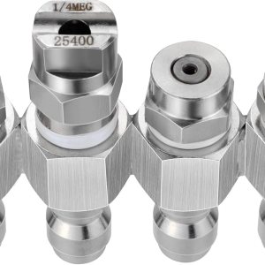 Pomeade Boquilla de lavado a presión de varilla J de 4 vías para lavadora a presión Jrod de 4 GPM y punta de lavado suave, con soporte de punta Jrod Pomeade Boquilla de lavado a presión de varilla J de 4 vías para lavadora a presión Jrod de 4 GPM y punta de lavado suave, con soporte de punta Jrod