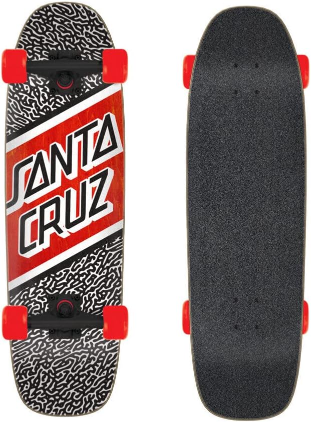 NHS Santa Cruz Skateboarding Cruiser Skateboard Completo