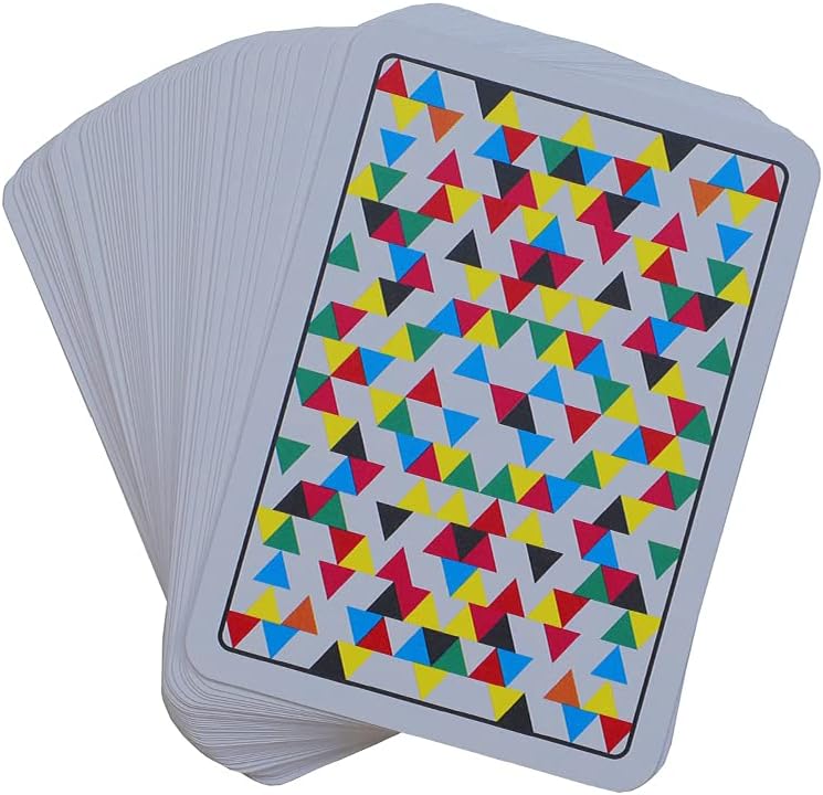 Modiano – Cartas de póquer de plástico para casino, juegos, tarjetas de póquer lavables para adolescentes, color blanco (triángulo estándar)