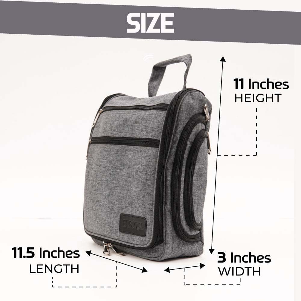 fjackets Neceser para hombres y mujeres con bolsa de maquillaje de viaje – Esenciales de viaje para mujeres – Bolsa de maquillaje, bolsa de