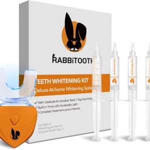 Kit de blanqueamiento dental para dientes sensibles, gel blanqueador dental Pap+, jeringas blanqueadoras dentales de 0.2 fl oz x 4 piezas, luz Kit de blanqueamiento dental para dientes sensibles, gel blanqueador dental Pap+, jeringas blanqueadoras dentales de 0.2 fl oz x 4 piezas, luz