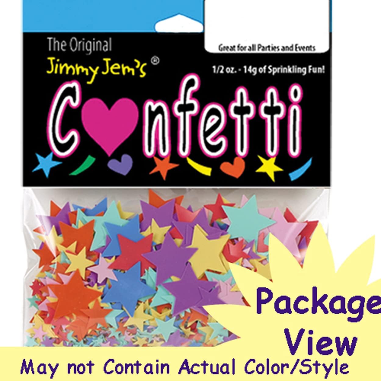 Confetti Circle – Cazador verde de 14 pulgadas, combo morado, 2 bolsas de media onza (1 oz) (84698680)