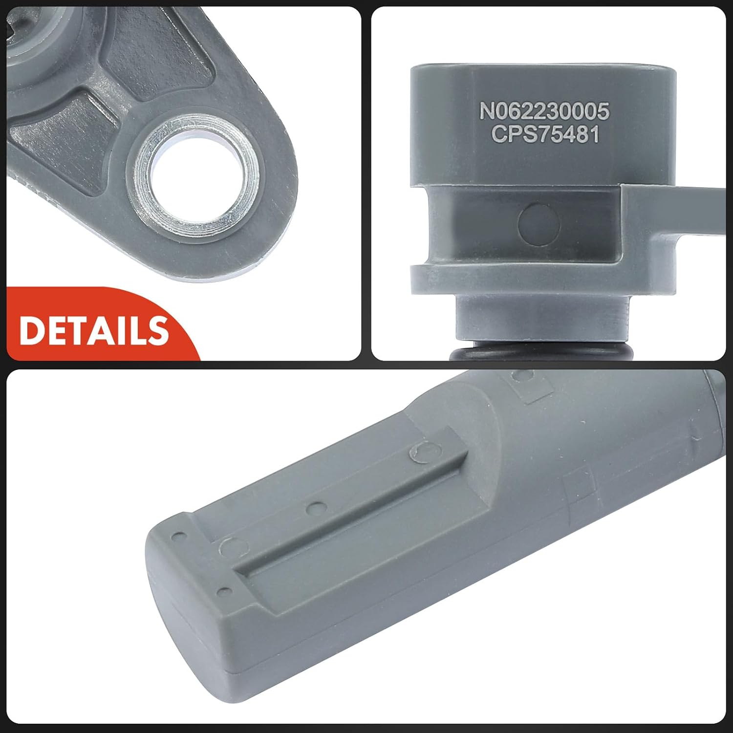 A-Premium Sensor de posición del cigüeñal del motor compatible con Cadillac DeVille 2000-2005 Eldorado 2000-2002 Sevilla 2000-2004 y Oldsmobile