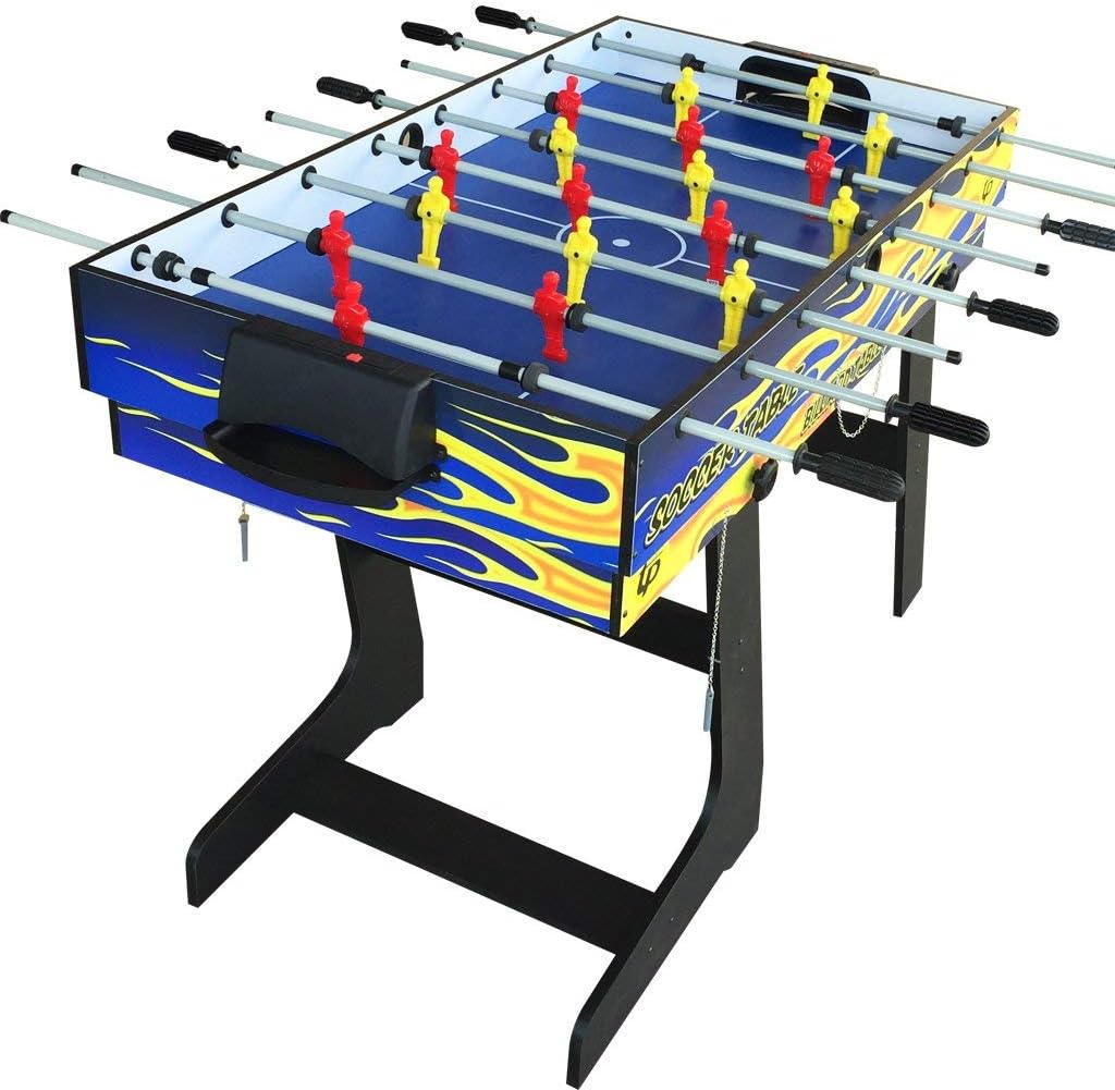 IFOYO Mesa de juego combinada multifuncional 4 en 1 de 48 pulgadas  4 pies, mesa de hockey, mesa de futbolín de fútbol, mesa de billar, mesa de