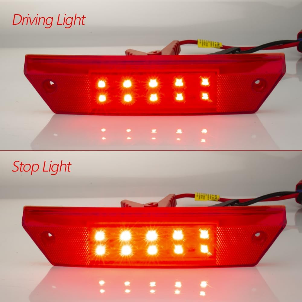 Ranger – Luz trasera compatible con Polaris Ranger 500 700 800 900 2009-2016, repuesto OEM 2411099 (2411099 rojo)