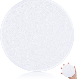 BBTO Topes de puerta protector de pared de 5 pulgadas, protector de pomos de puerta, cubierta redonda de agujero de pared, protector autoadhesivo de BBTO Topes de puerta protector de pared de 5 pulgadas, protector de pomos de puerta, cubierta redonda de agujero de pared, protector autoadhesivo de