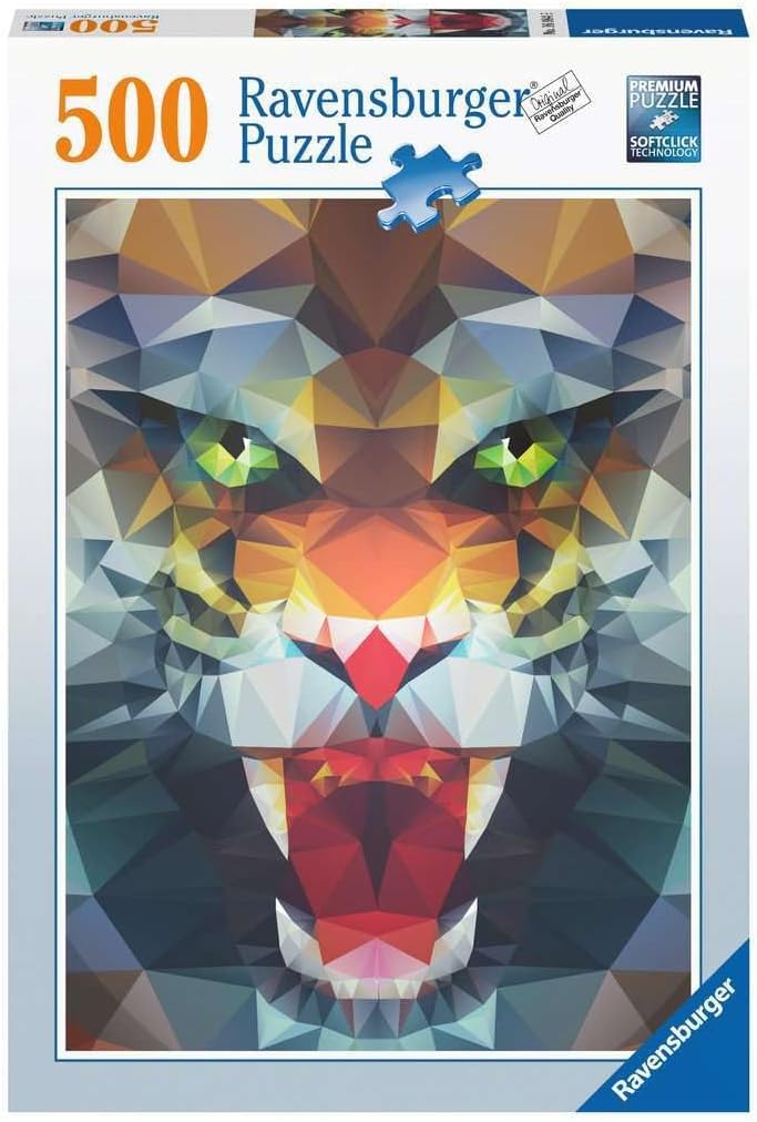 RAVENSBURGER Puzzle 16984 León de Ploygons 500 Piezas