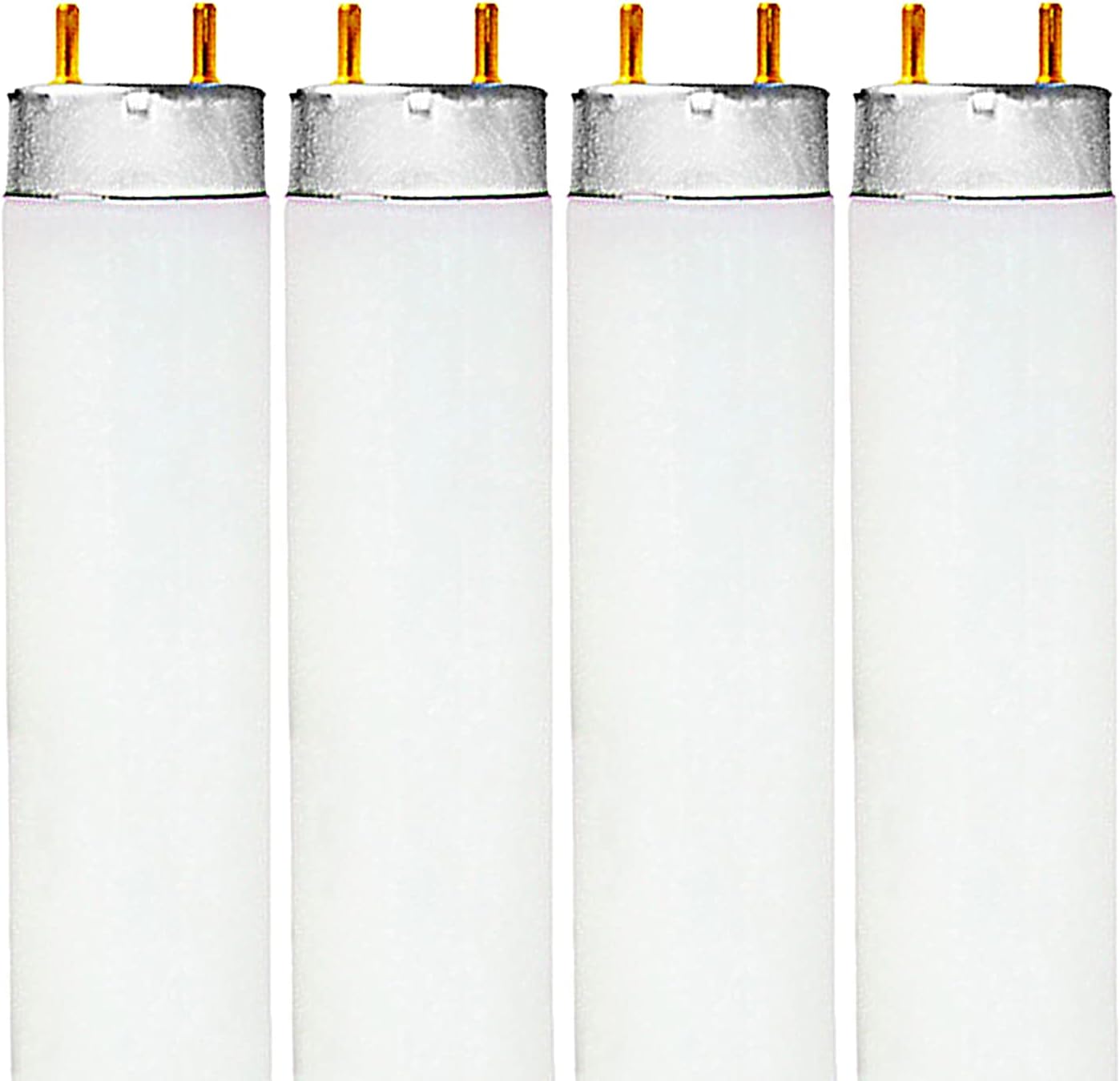 LUXRITE F17T8841 Bombilla fluorescente T8 de 17 W y 24 pulgadas, 4100 K blanco frío, 1350 lúmenes, base bi-pin mediana G13, LR20752, paquete de 4