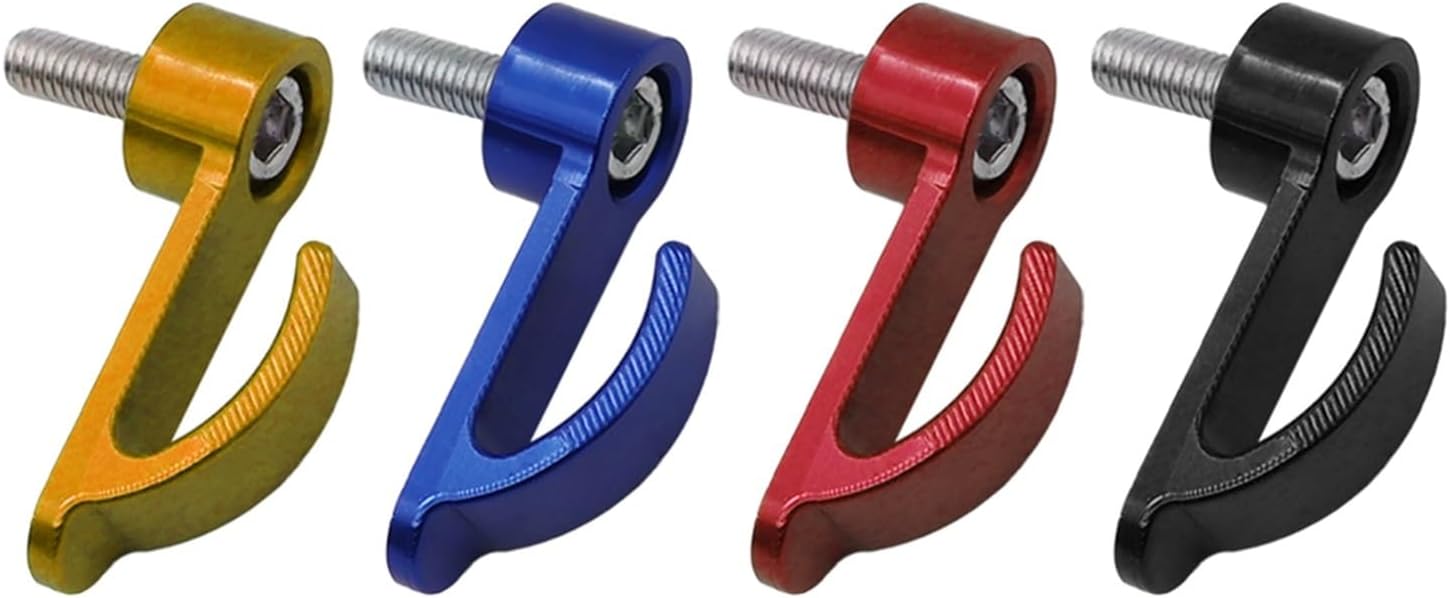 Bolsa universal de aleación de aluminio CNC para motocicleta, con un solo agujero, gancho para casco, soporte de gancho para motocross, scooter
