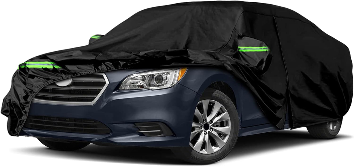 Fundas impermeables para automóvil de repuesto para Subaru Legacy 2014-2024, 6 capas para todo tipo de clima, ajuste personalizado, con puerta con