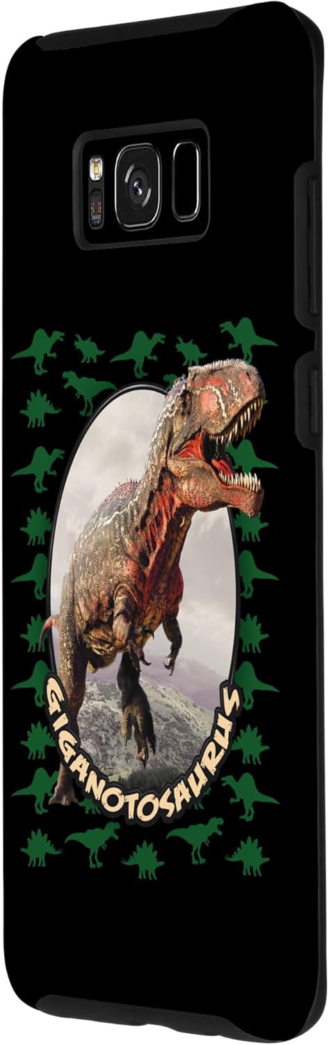 Galaxy S8+ Giganotosaurus Shirt Gift for Kids Dark Green Adult Dinosaur Case