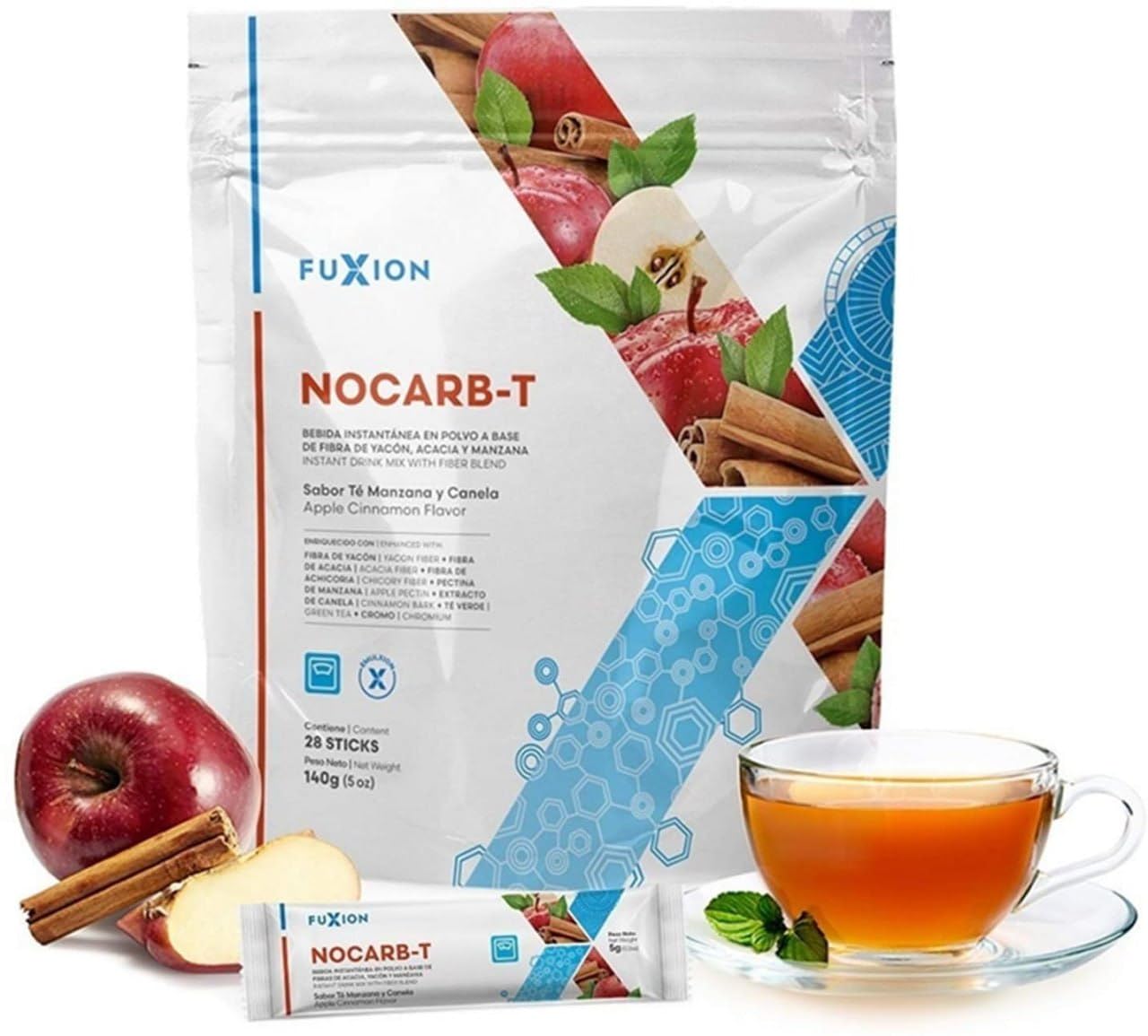 Los productos FuXion Health ayudan a proteger tu salud (Nocarb T, 28 bolsitas)
