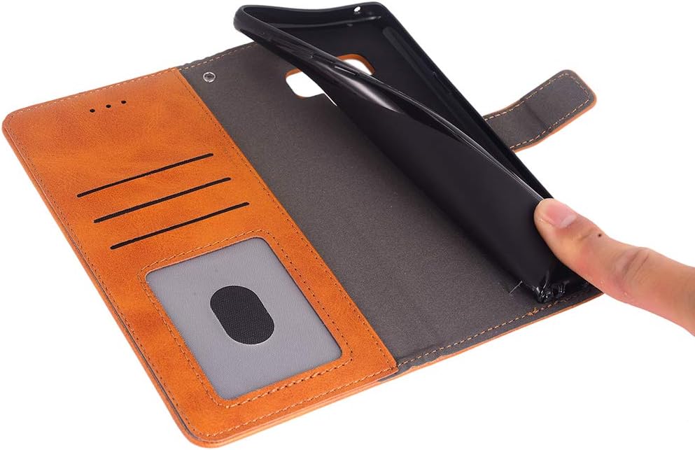 Funda para teléfono Samsung Galaxy A51 2020, funda tipo cartera con tapa, de piel sintética, ranuras para tarjetas de crédito, protección de cuerpo