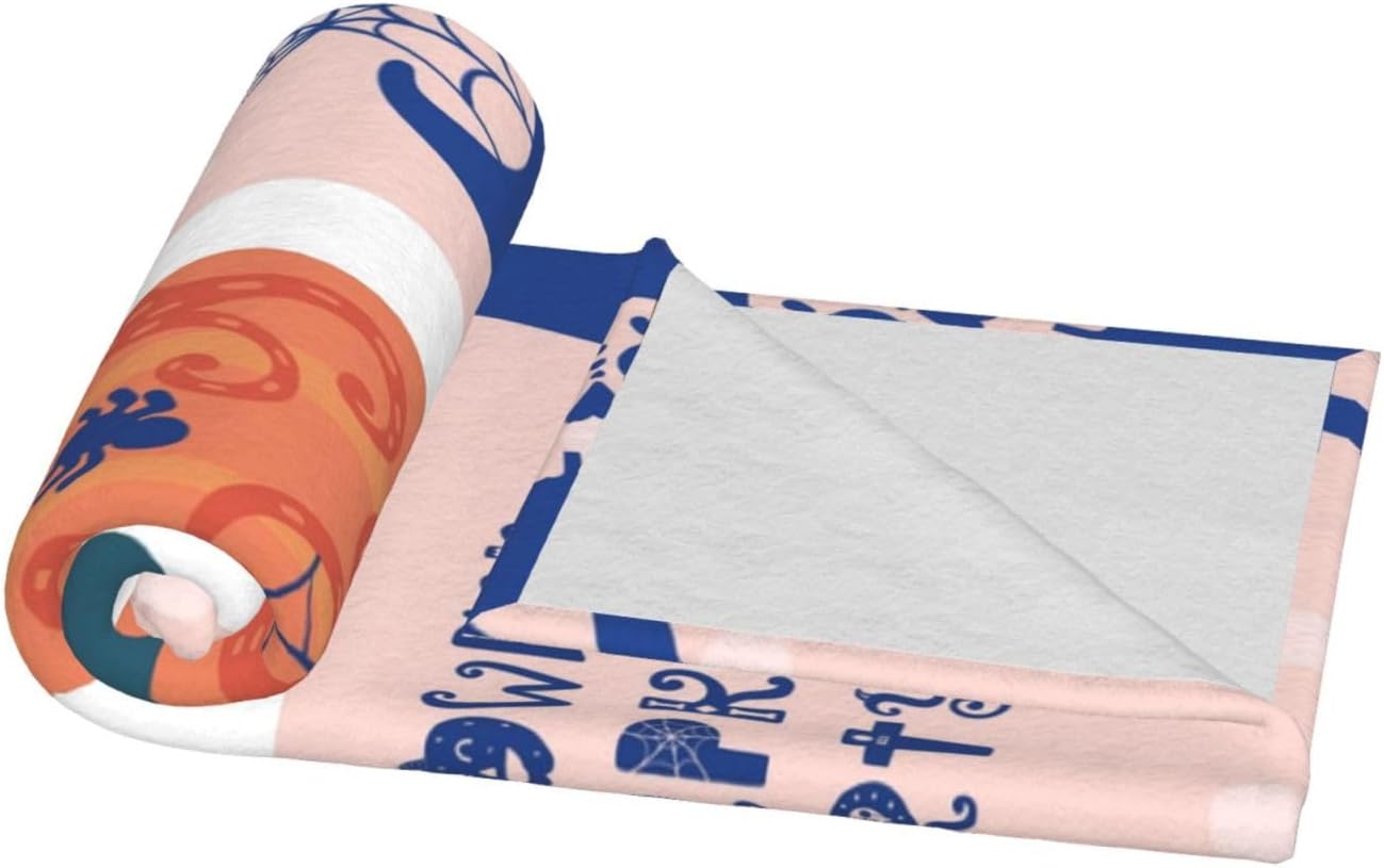 Manta de calabaza para mujer, suave manta de forro polar de verano, lavable, manta ligera de viaje para sofá, cama, sillón durante todas las