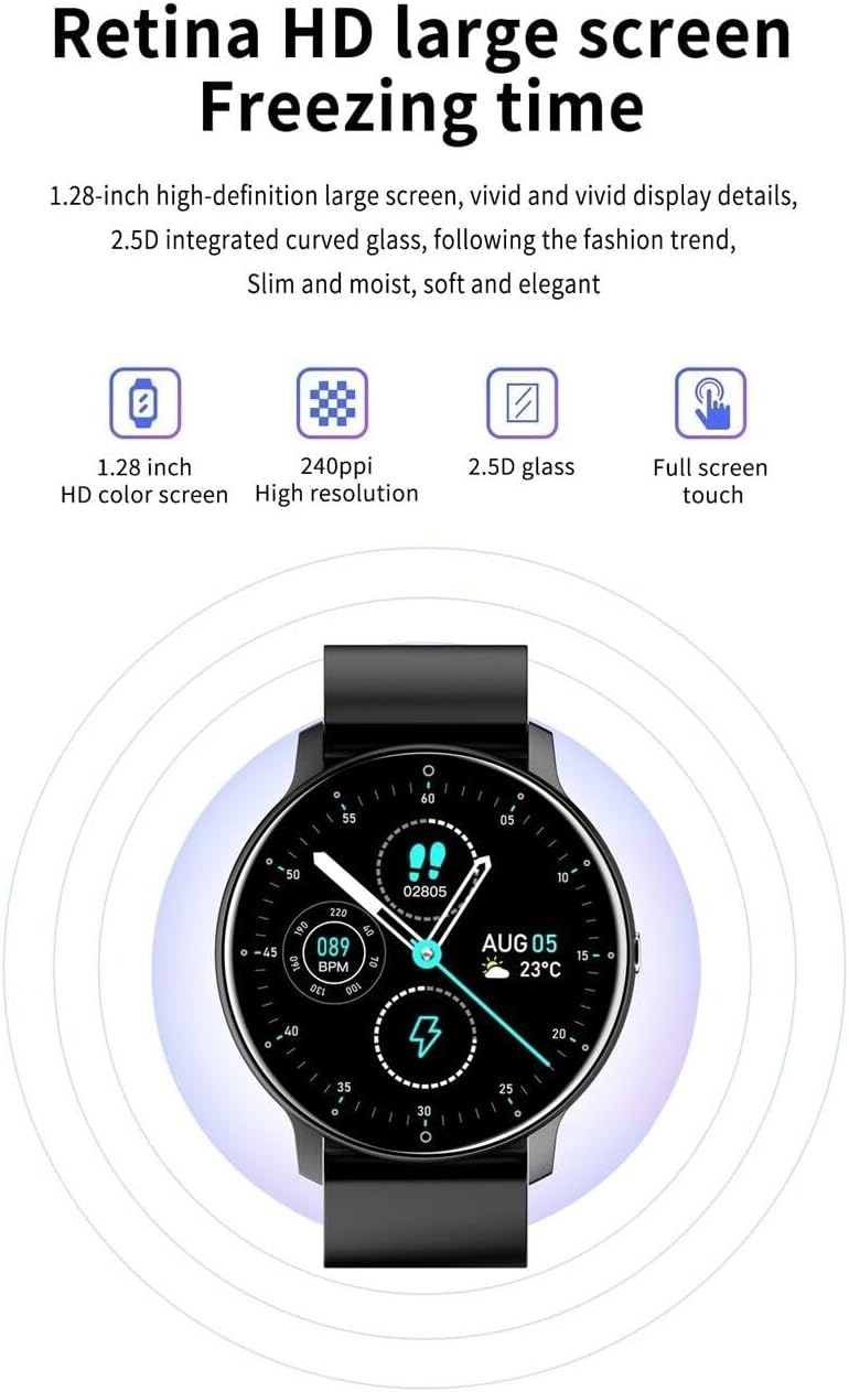 Para Samsung Galaxy A11 FK Trading Smart Watch, reloj de seguimiento de actividad física para hombres y mujeres, IP67 impermeable pantalla táctil