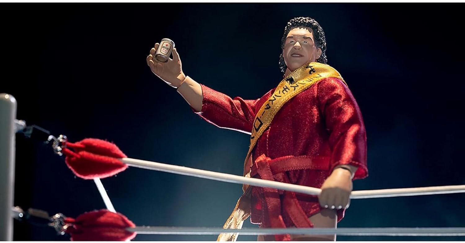 Super7 Wrestling SUP81091 – Figura de acción de Andre The Giant IWA World Series Ultimates, rojo, estándar
