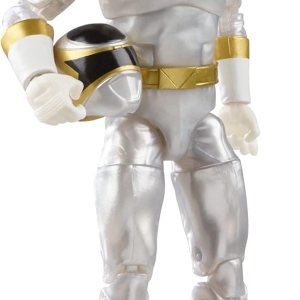 Power Rangers In Space Silver Ranger – Figura de acción de 6 pulgadas y accesorios Power Rangers In Space Silver Ranger – Figura de acción de 6 pulgadas y accesorios