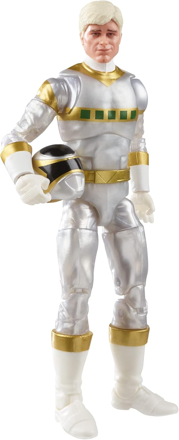 Power Rangers In Space Silver Ranger – Figura de acción de 6 pulgadas y accesorios