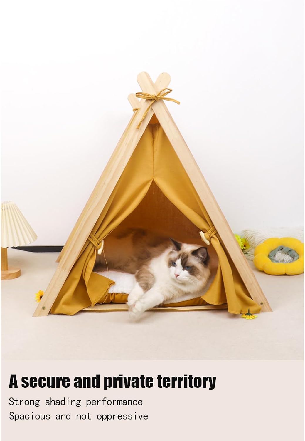 Tiendas pequeñas y medianas para mascotas, casas de gatosperros, con alfombras para mascotas, fáciles de desmontar y limpiar