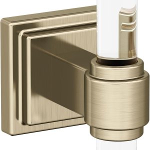 Amerock BH36060CBBZ  Gancho para bata individual color champán transparentedorado  Toallero de 2-1516 pulgadas (2.953 in) de longitud  Glacio Amerock BH36060CBBZ  Gancho para bata individual color champán transparentedorado  Toallero de 2-1516 pulgadas (2.953 in) de longitud  Glacio