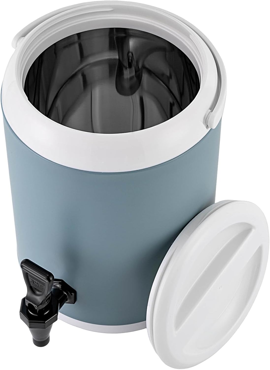 Dispensador de bebidas aislado de acero inoxidable de 1.9 galones, dispensador de bebidas para fiestas, dispensador portátil de bebidas heladas,