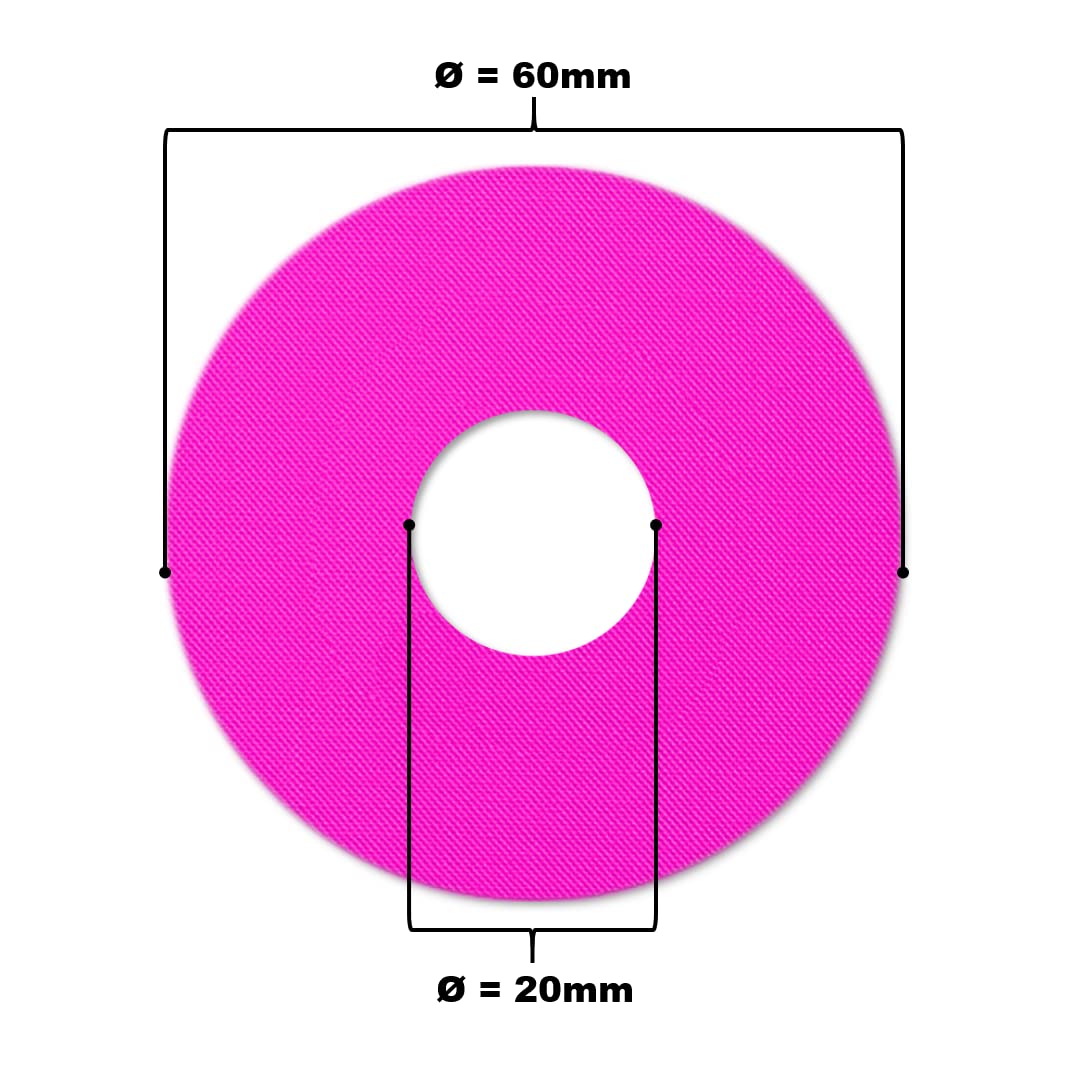 10 x Freestyle Libre 3 cubiertas de sensores, anillo, duran hasta 14 días, sudor e impermeable, CGM, protección para monitor de glucosa, rosa