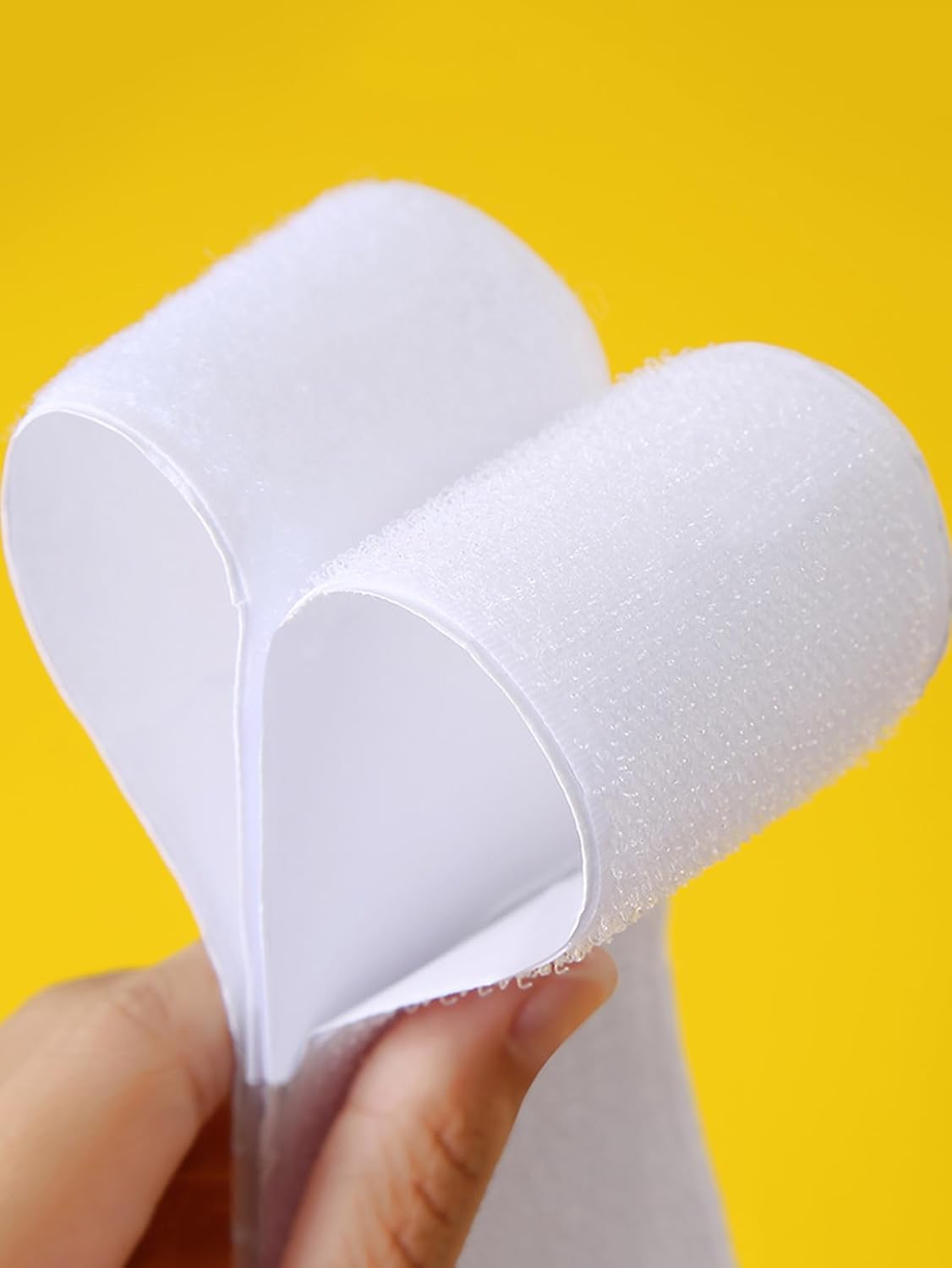 SHENHE 3M Cinta de fijación de velcro, 118 pulgadas de largo y 0.78 pulgadas de ancho, cinta autoadhesiva fuerte, cinta autoadhesiva para el hogar,