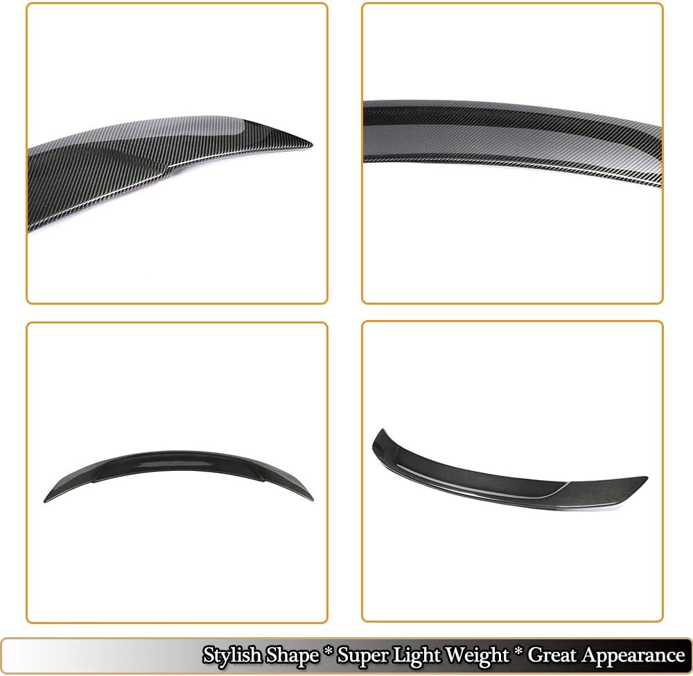 Alerón de maletero compatible con Mercedes Benz CLS Clase W218 Sedan 2012-2018 Factory Outlet CLS350 CLS400 CLS500 CLS550 CLS63 AMG Auto Fibra de