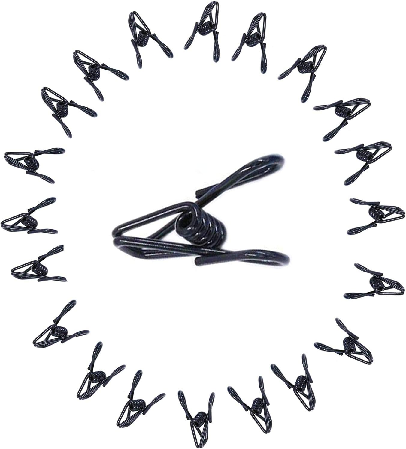 Yansanido – Juego de 30 clips de alambre de acero de 2 pulgadas (30 unidades), varios colores