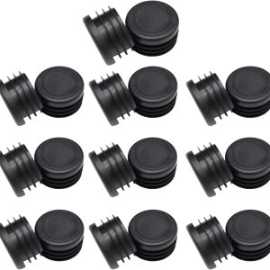 Tapones redondos de tubería de diámetro 1 (0.984 in), tapas de extremo de poste de tubos de plástico, duraderas para silla, mesa, taburete, patas, Tapones redondos de tubería de diámetro 1 (0.984 in), tapas de extremo de poste de tubos de plástico, duraderas para silla, mesa, taburete, patas,