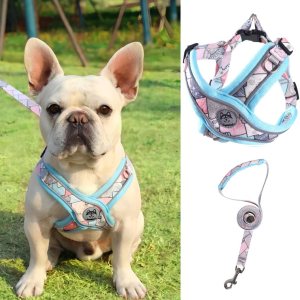 PT-010 Arnés sin tirones para perro y mascota, arnés de entrenamiento para caminar con correa chaleco reflectante (azul, M) PT-010 Arnés sin tirones para perro y mascota, arnés de entrenamiento para caminar con correa chaleco reflectante (azul, M)