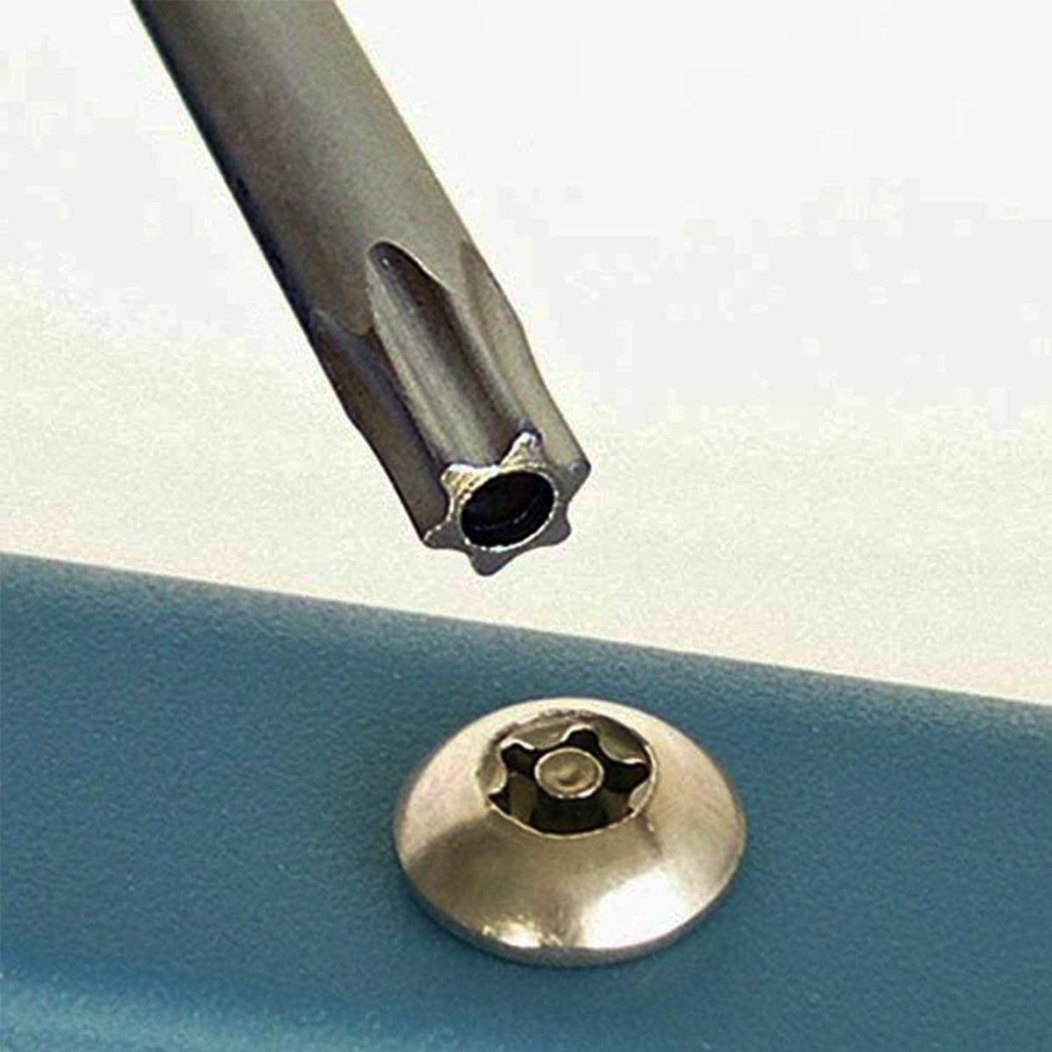 10 piezas de 1.969 in de largo 14 pulgadas de vástago hexagonal T10 Torx cabeza magnética destornillador conjunto de puntas de seguridad a prueba de