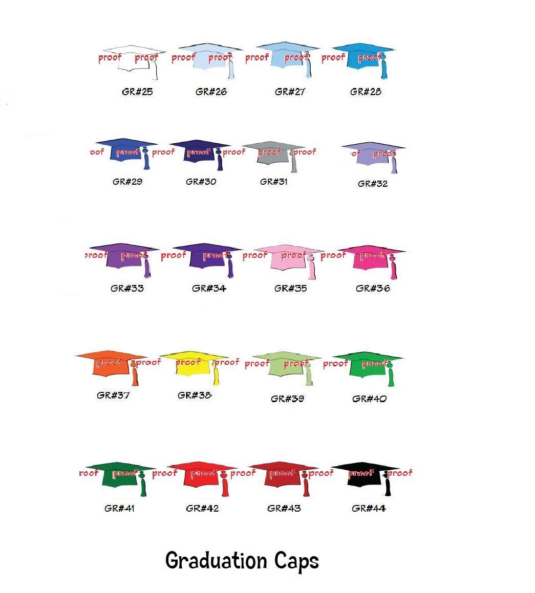 Personalized Graduation Return Address Labels, Great for Announcements and Thank You Cards, 30 labels, GRD402, STICKERS ONLY )