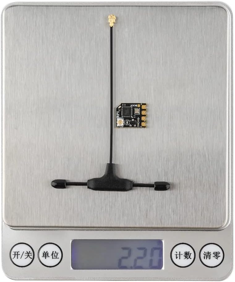 RadioMaster 2.4GHz RP1 ELRS FPV Receptor ExpressLRS Nano Receptor Viene con Antena UFL T de 2.559 in para transmisor de radio TX16S TX12 Zorro ELRS