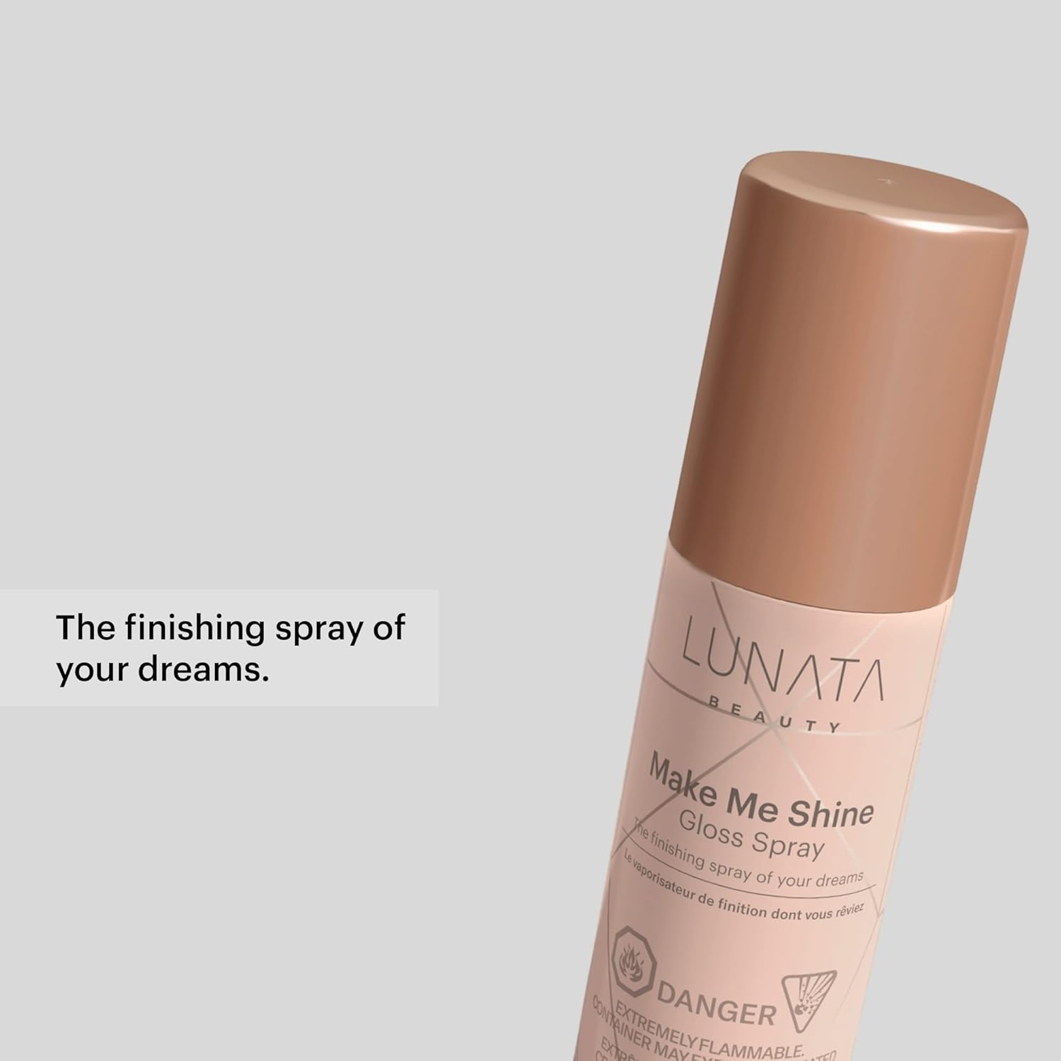 Lunata Make Me Shine – Spray de brillo para el cabello, protector de calor, tratamiento de brillo para el cuidado del cabello, protección del