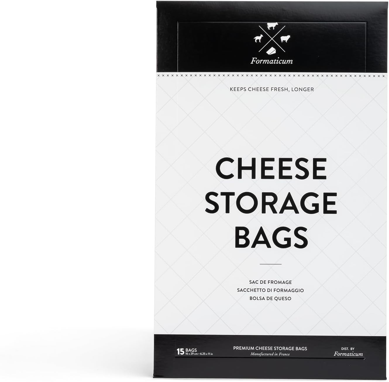 Formaticum – Bolsas de almacenamiento para queso, mantener la charcutería fresca, bolsas de papel de cera