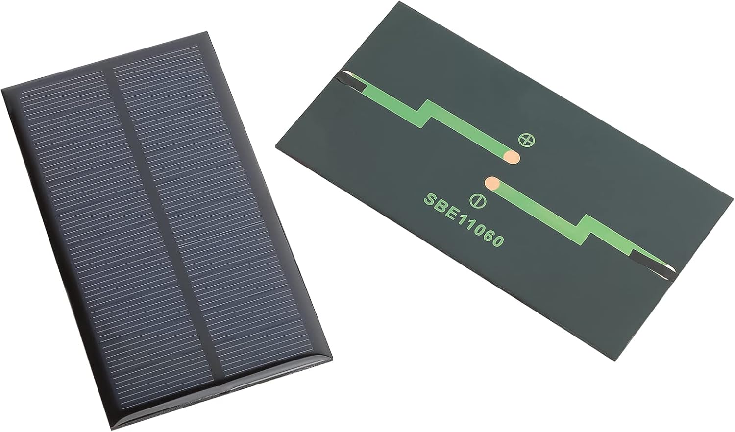 Micro paneles solares, 5 celdas solares fotovoltaicas de 5 V 200 mA de 4.331 in x 2.362 in  4.33 x 2.36 pulgadas