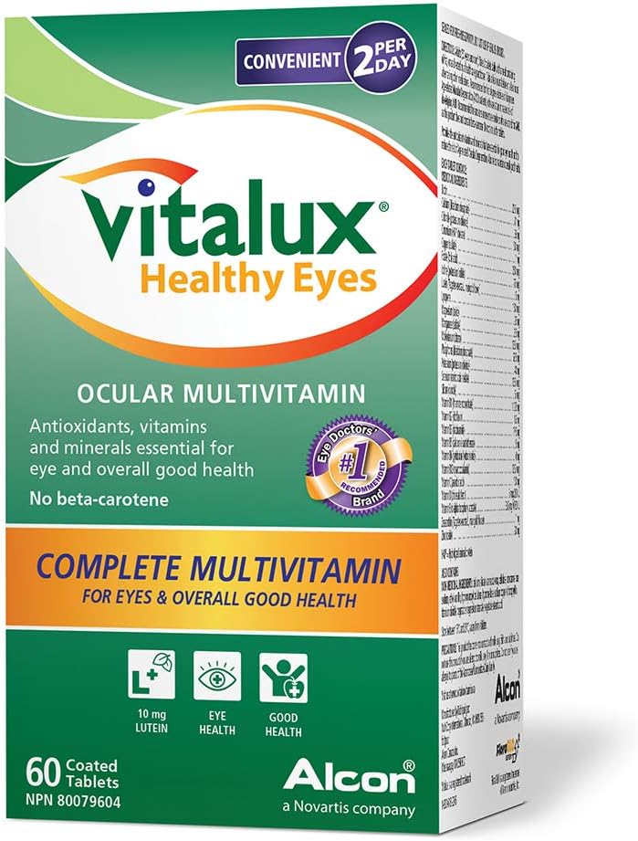 Vitalux – Ojos sanos, 5mg Lutien, 60 comprimidos
