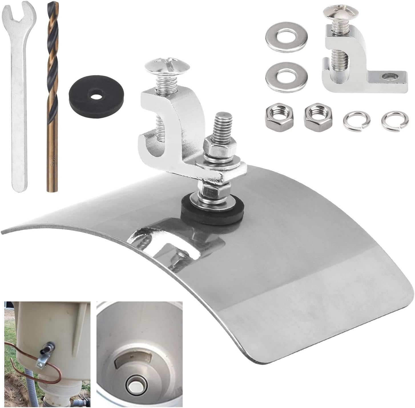 Kits de unión de piscinas sobre el suelo, compatibles con la mayoría de los desnatadores, los kits de unión de piscina sobre el suelo garantizan el