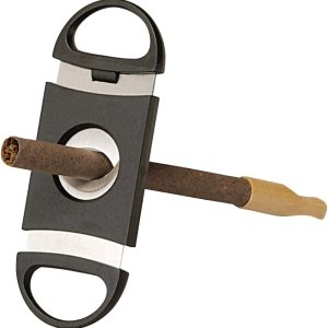 Thirsty Rhino Carta, cortador de puros guillotina, doble hoja de corte doble, negro (juego de 4) Thirsty Rhino Carta, cortador de puros guillotina, doble hoja de corte doble, negro (juego de 4)