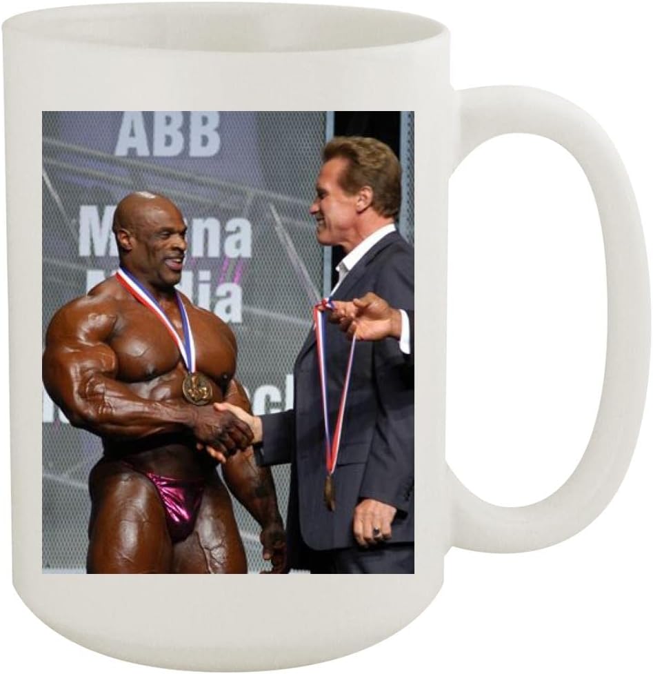 FC Carino Ronnie Coleman – Taza de café de cerámica blanca de 15 onzas PDI #PIDP276585