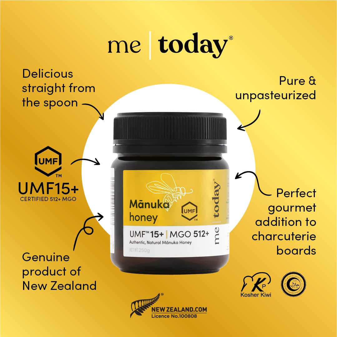 me today – Manuka Honey UMF 15+ (8.82 oz) y suero diario para mujer (1.0 fl oz) Bundle Set de regalo, de Nueva Zelanda
